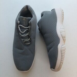 Air Jordan Future Low Mens Size‎ 13 Grey Mesh Athletic Basketball Shoes Sneakers